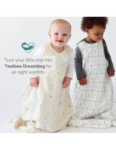 Saco de Sueño Tealbee 6-24 Meses Lunas y Estrellas 1.2 TOG