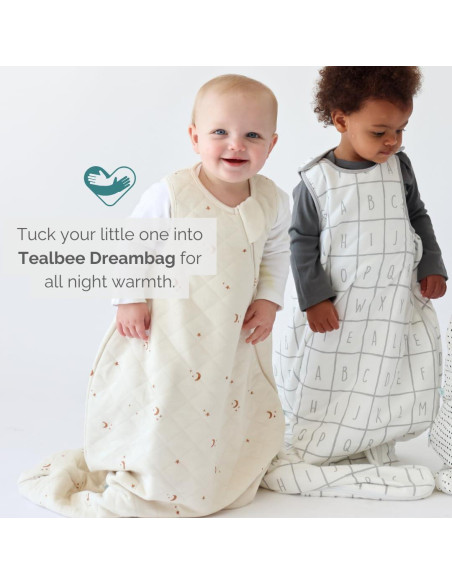 Saco de Sueño Tealbee 6-24 Meses Lunas y Estrellas 1.2 TOG