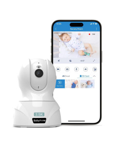 Monitor de Bebé Inteligente Babytone 2.5K con Audio y App