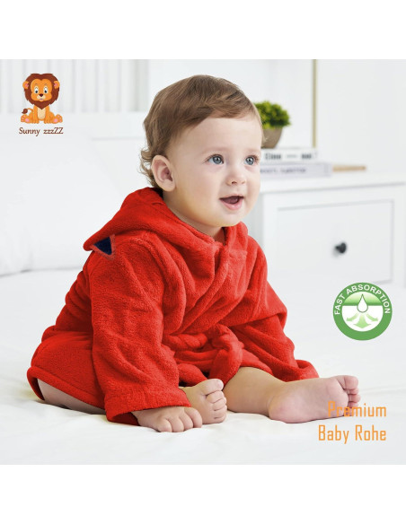 Bata de Peluche para Bebé Unisex Sunny zzzZZ 2 Piezas 0-9 Meses
