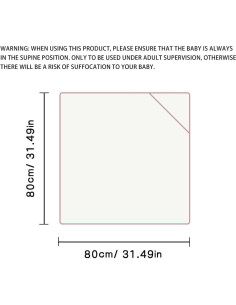 Toalla con Capucha Febvao Elefante Gris 80x80 cm Súper Absorbente 2