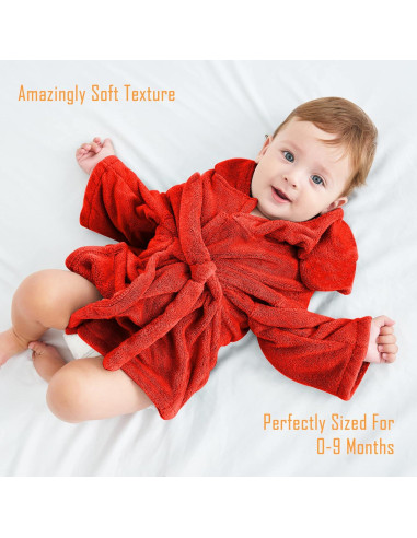 Bata de Peluche para Bebé Unisex Sunny zzzZZ 2 Piezas 0-9 Meses