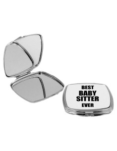 Espejo Compacto Doble Sam Sandor 6.35 cm Metal Ligero