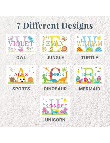 Escalera Personalizada para Niños Vamos a Hacer Recuerdos - Dinosaurio - Madera Blanca - 35.56x23.50x22.23 cm