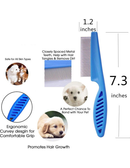 Peine Quitamanchas para Mascotas Aoda - 3 Piezas Peine Quitamanchas para Mascotas Aoda - 3 Piezas