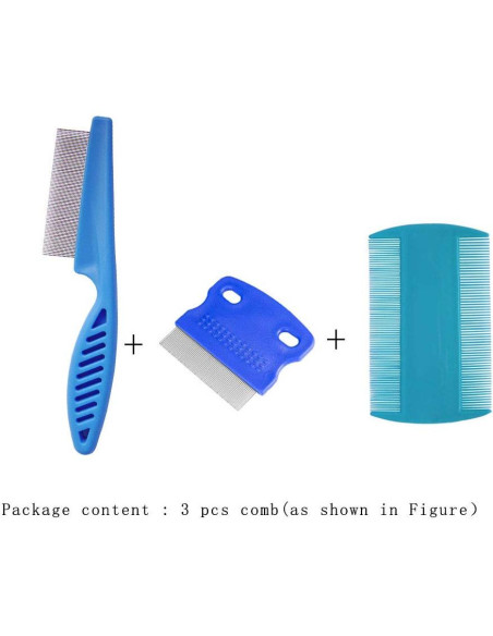 Peine Quitamanchas para Mascotas Aoda - 3 Piezas Peine Quitamanchas para Mascotas Aoda - 3 Piezas