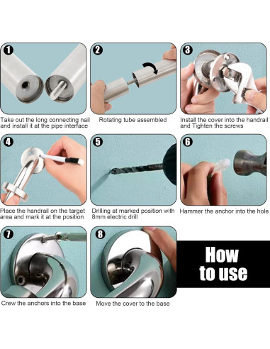 Barra de Agarre de Acero Inoxidable Zonon 83.82x45.72cm