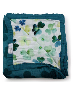 Manta Reversible Kanga Care Serene 120x120 cm Viscosa Bambú