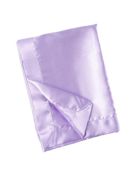 Manta de Satén Puro Lavanda 122x91cm Abrazos del Cielo