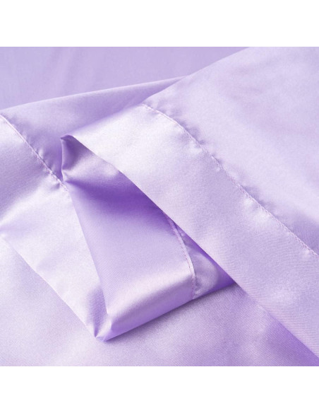 Manta de Satén Puro Lavanda 122x91cm Abrazos del Cielo