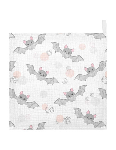 Paquete de 5 Paños de Muselina Algodón vvfelixl 30x30 cm