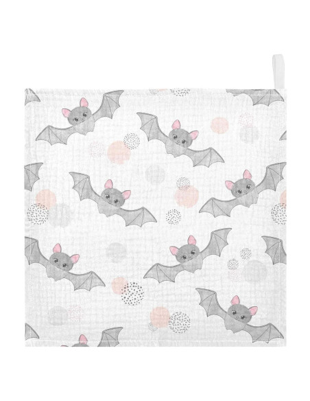 Paquete de 5 Paños de Muselina Algodón vvfelixl 30x30 cm