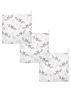 Paquete de 5 Paños de Muselina Algodón vvfelixl 30x30 cm 2