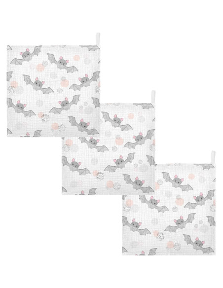 Paquete de 5 Paños de Muselina Algodón vvfelixl 30x30 cm