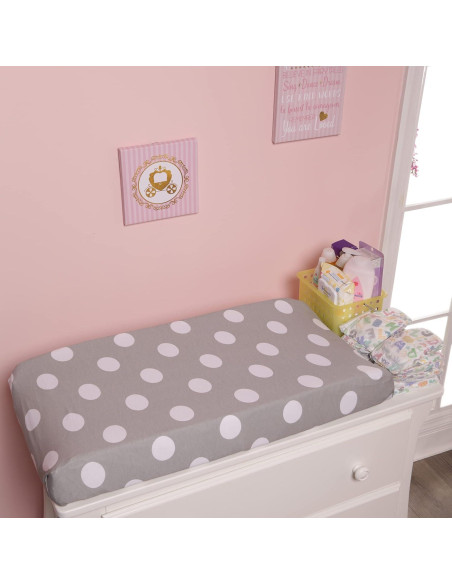 Cubiertas de Cambio Everyday Kids 100% Algodón 2 Piezas Rosa