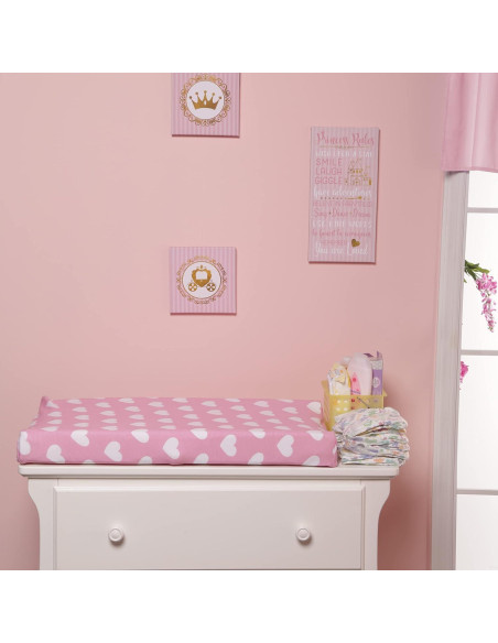 Cubiertas de Cambio Everyday Kids 100% Algodón 2 Piezas Rosa