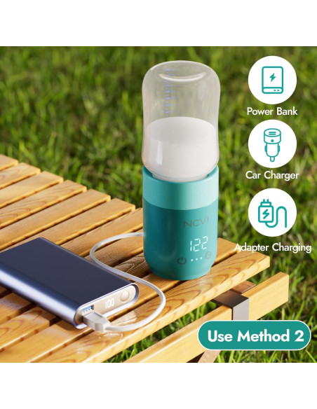 Calentador de Botellas Portátil NCVI USB para Bebés 240ml