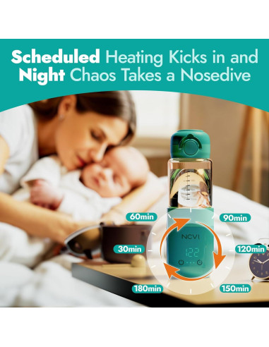 Calentador de Botellas Portátil NCVI USB para Bebés 240ml