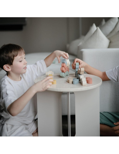 Bloques de Equilibrio de Madera Mushie - 24 Piezas Montessori