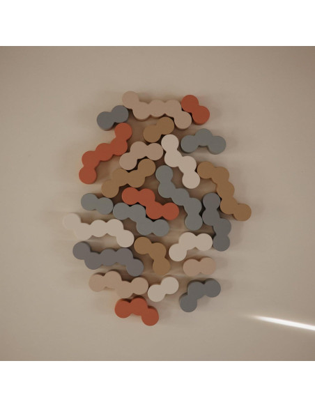 Bloques de Equilibrio de Madera Mushie - 24 Piezas Montessori