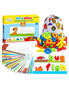 Juego de Aprendizaje Officygnet para Niños 2-6 Años - Palabras CVC