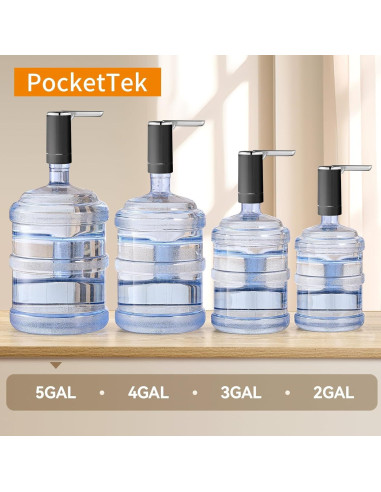 Dispensador de Agua Eléctrico Recargable 5 Galones - Zhongshan