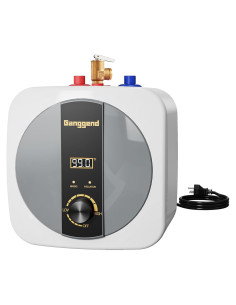Calentador de Agua Eléctrico Ganggend 9.5L 1500W Bajo Fregadero