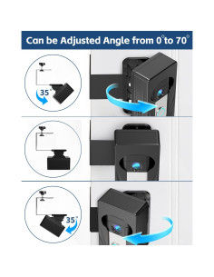 Soporte de Timbre Ajustable Trushome Sin Taladrar 16.5x8cm 2