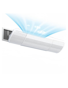 Deflector de Aire Acondicionado QIANDAHOM Ajustable 90-120 cm