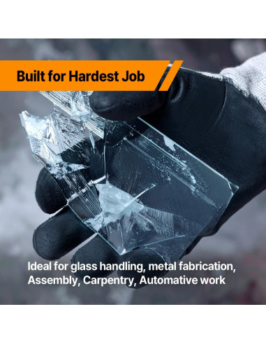 Guantes Anticorte DEX FIT Cru553T - Ajuste 3D, Gris M