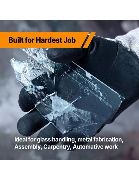 Guantes Anticorte DEX FIT Cru553T - Ajuste 3D, Gris M