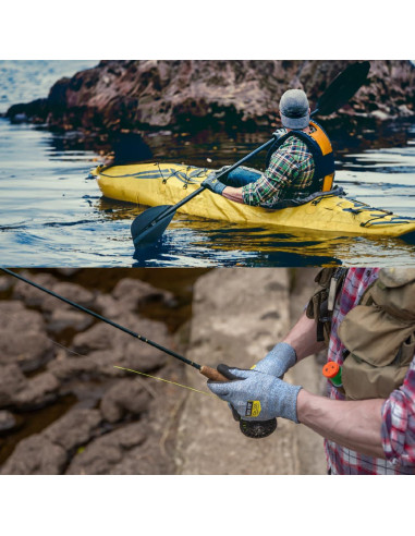 Guantes Anticorte DEX FIT Cru553T - Ajuste 3D, Gris M