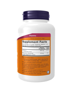 Polvo de Ascorbato de Magnesio NOW Foods 226.8g Antioxidante 2