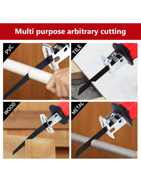 Sierra Recíproca Inalámbrica BDJHMP 21V 2000mAh 3000RPM