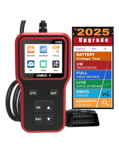 Herramienta de Diagnóstico OBD2 SKYOEM V302 con Pantalla 2.8"