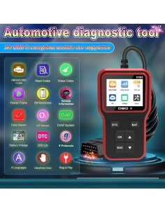 Herramienta de Diagnóstico OBD2 SKYOEM V302 con Pantalla 2.8" 2