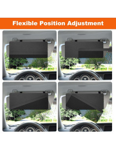 Extensor de Visera Solar ZDDGNN Polarizado UV400 Ajustable 2