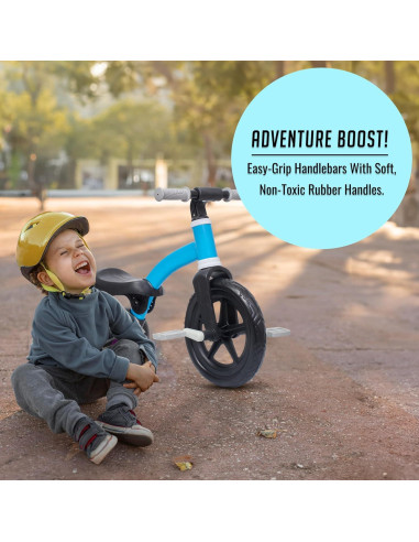 Bicicleta de Equilibrio Triciclo Banana Azul para Niños