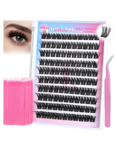 Kit de Pestañas Autoadhesivas HK HIKLASY 10-16mm Reutilizables