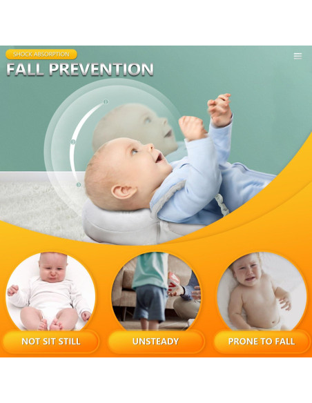 Protector de Cabeza para Bebés WKC Koala Ajustable + Rodilleras