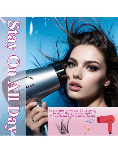 Kit de Pestañas Autoadhesivas HK HIKLASY 10-16mm Reutilizables