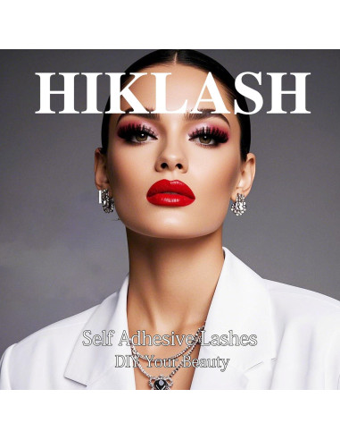 Kit de Pestañas Autoadhesivas HK HIKLASY 10-16mm Reutilizables