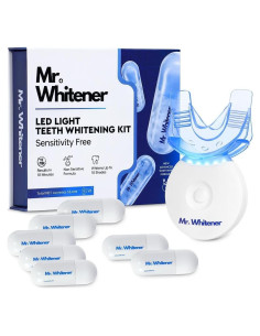 Kit de Blanqueamiento Dental LED Mr.Whitener - 8 Recargas 33.6ml