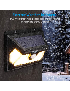 Luz de Seguridad Solar TORCHSTAR 58 LED 4 Modos IP65 Paquete de 2 2