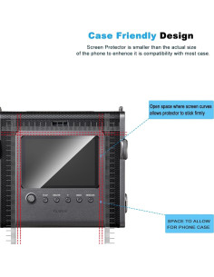 Protector de Pantalla Vidrio Templado Natbok para Fujifilm Instax Wide EVO - 2 Unidades 2