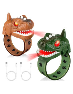 Walkie Talkies Dinosaurio T-Rex Recargables para Niños 3-12 Años