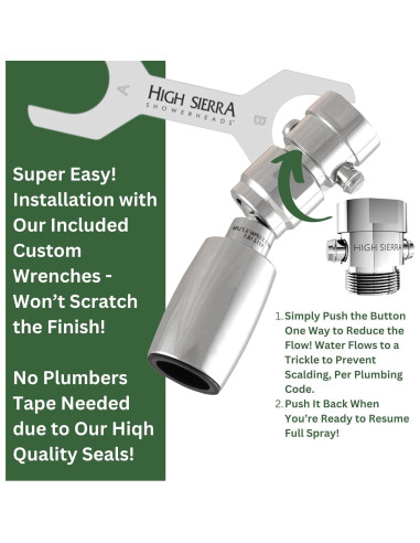 Cabezal de Ducha High Sierra 2 GPM Metal Bronce Aceitado