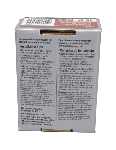 Tornillos para Deck Power Pro 48460 Cerámicos 7.62 cm