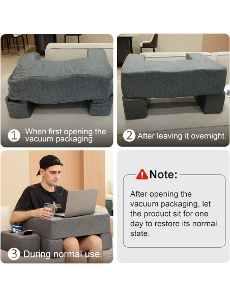 Almohada de Escritorio Ergonomica RoyViVa con Soporte para Tazas