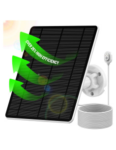 Panel Solar GYKZ 5W para Cámara Arlo, Resistente al Agua IP65